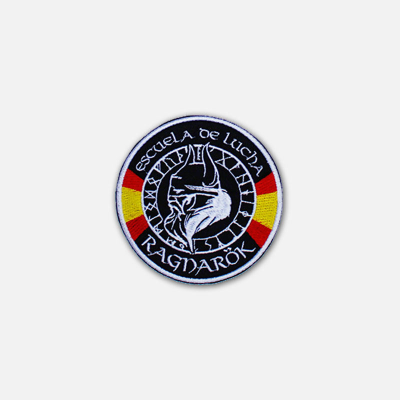 Parche-2- parche termoadhesivo bandera negro