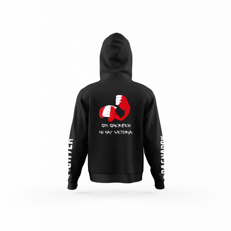 SUDADERAS-RAGANROK-FIGTHER-DETRAS sudadera ragnarok figther trasera