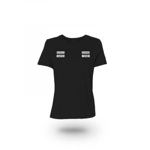 camiseta mujer sons of ragnarok negra frente