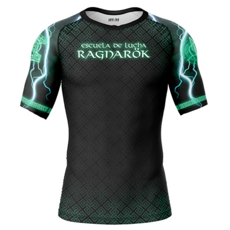 Mi proyecto Rashguard Ragnarok Verde delantera