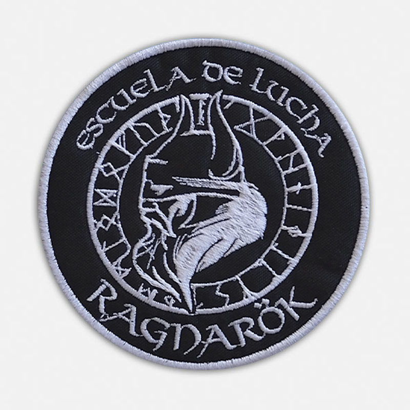 parche termoadhesivo negro grande