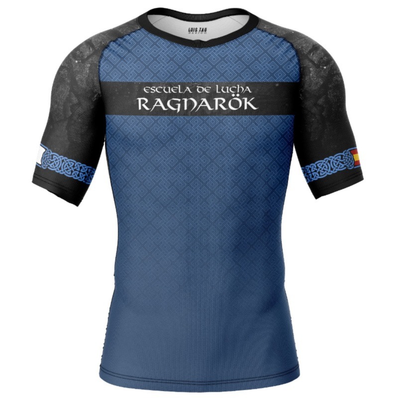 Rashguard Ragnarok Azul delantera Rashguard Ragnarok Azul delantera