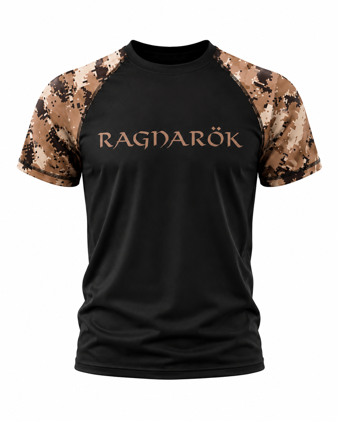 Rashguard Ragnarok Camuflaje Arido delantera
