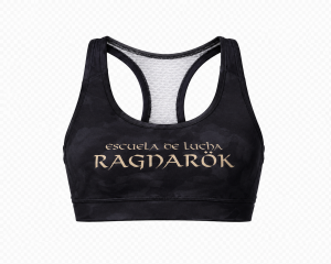 Top Ragnarok Camuflaje Negro delantera