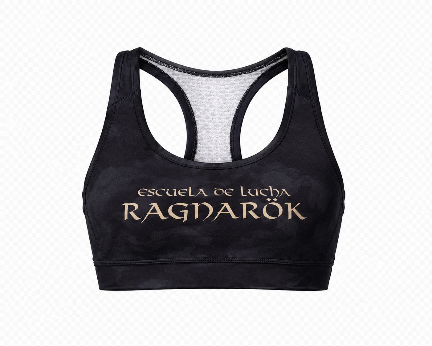 Top Ragnarok Camuflaje Negro delantera