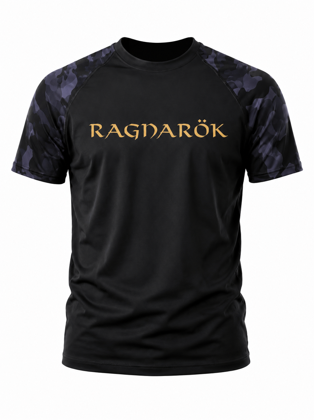 Rashguard Ragnarok Camuflaje Negro delantera Rashguard Ragnarok Camuflaje Negro delatera