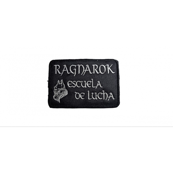 PARCHE VELCRO RAGNAROK RECTANGULAR NEGRO