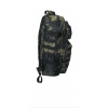 MOCHILA CAMUFLAJE NEGRO 25 LITROS lateral