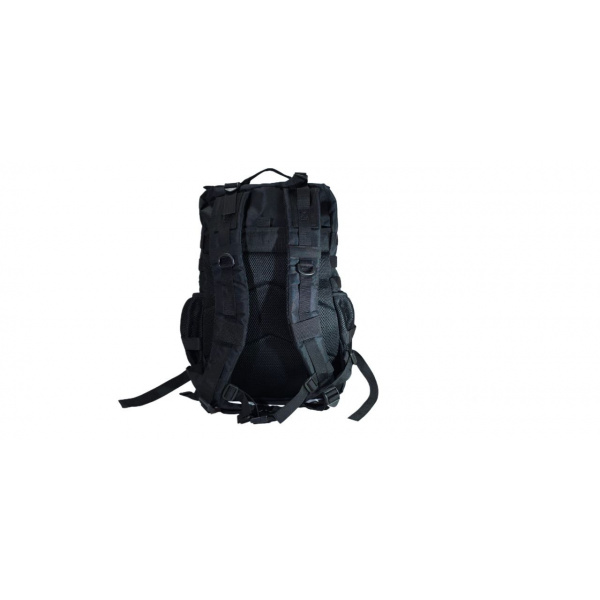 MOCHILA NEGRA 50 LITROS trasera