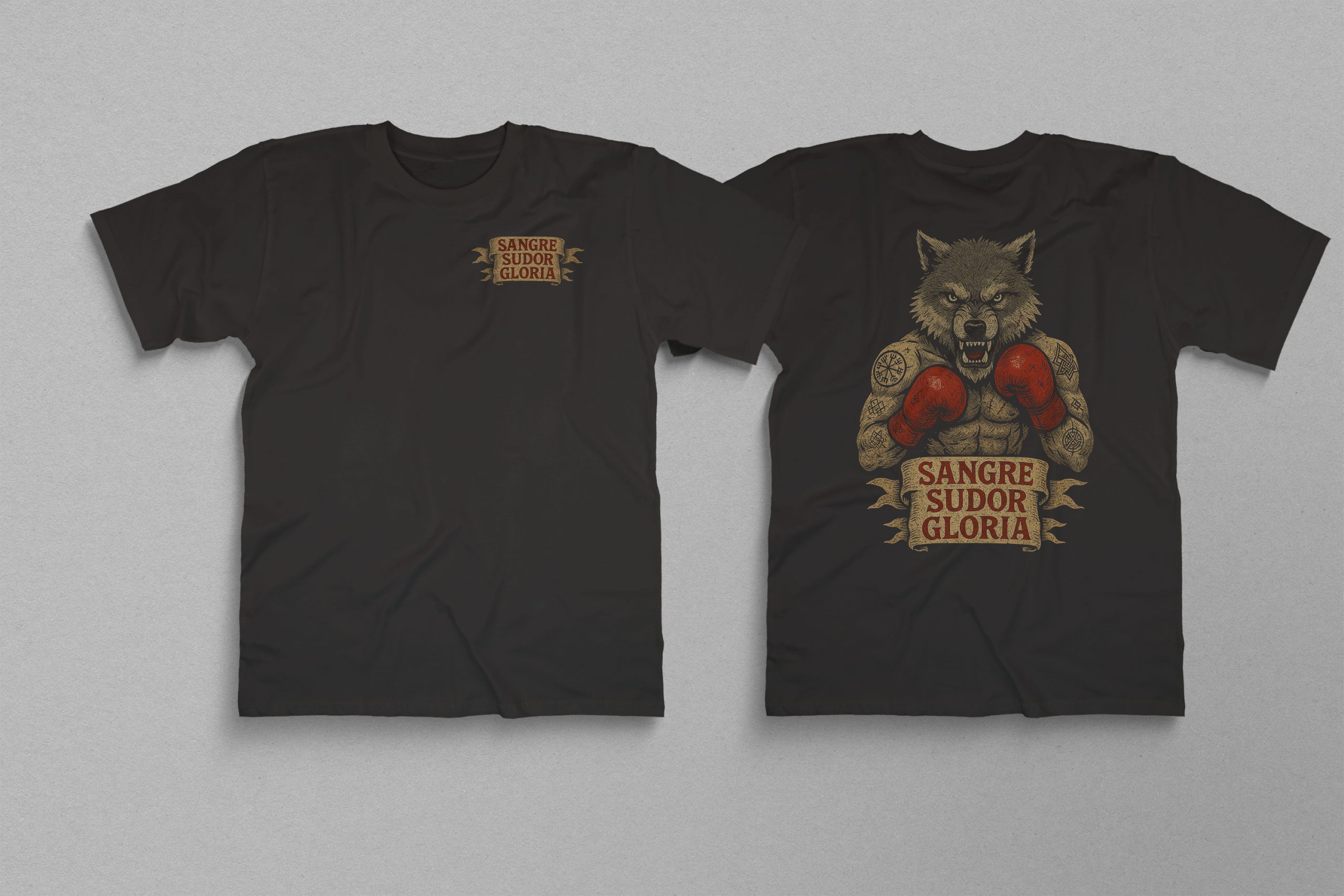 CAMISETA SANGRE SUDOR Y GLORIA