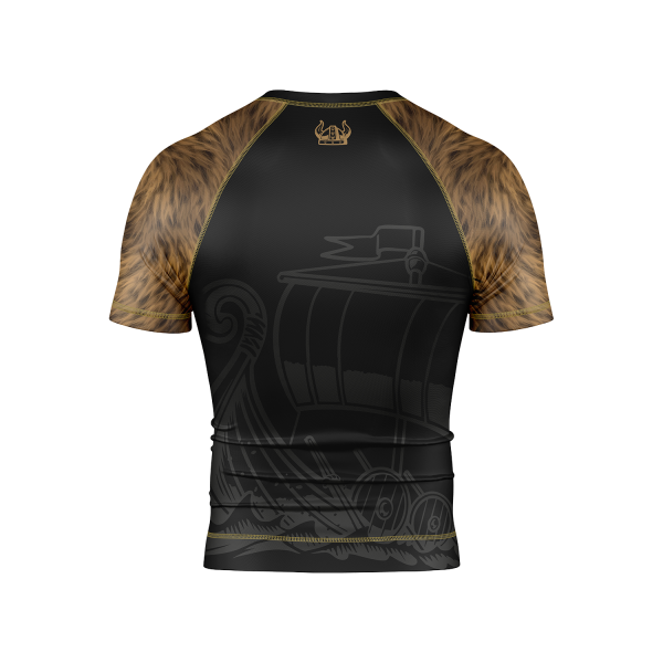 Rashguard ragnarok piel de oso trasera