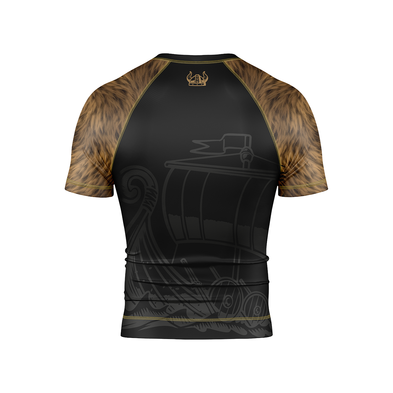 Rashguard ragnarok piel de oso trasera