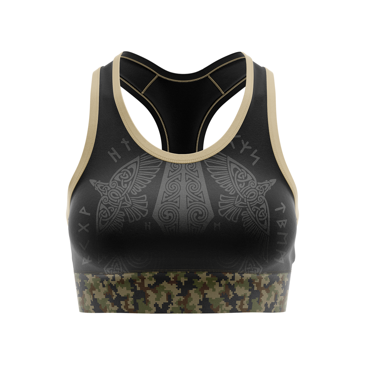 TOP RAGNAROK CAMUFLAJE VERDE delantera TOP RAGNAROK CAMUFLAJE VERDE delantera