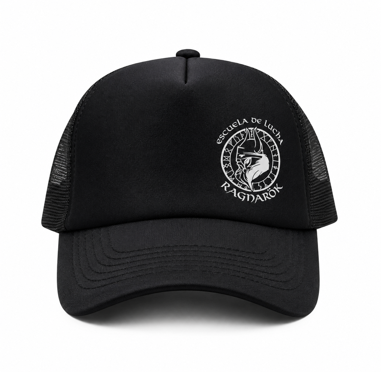 Gorra Ragnarok Negra frente Gorra Ragnarok Negra frente